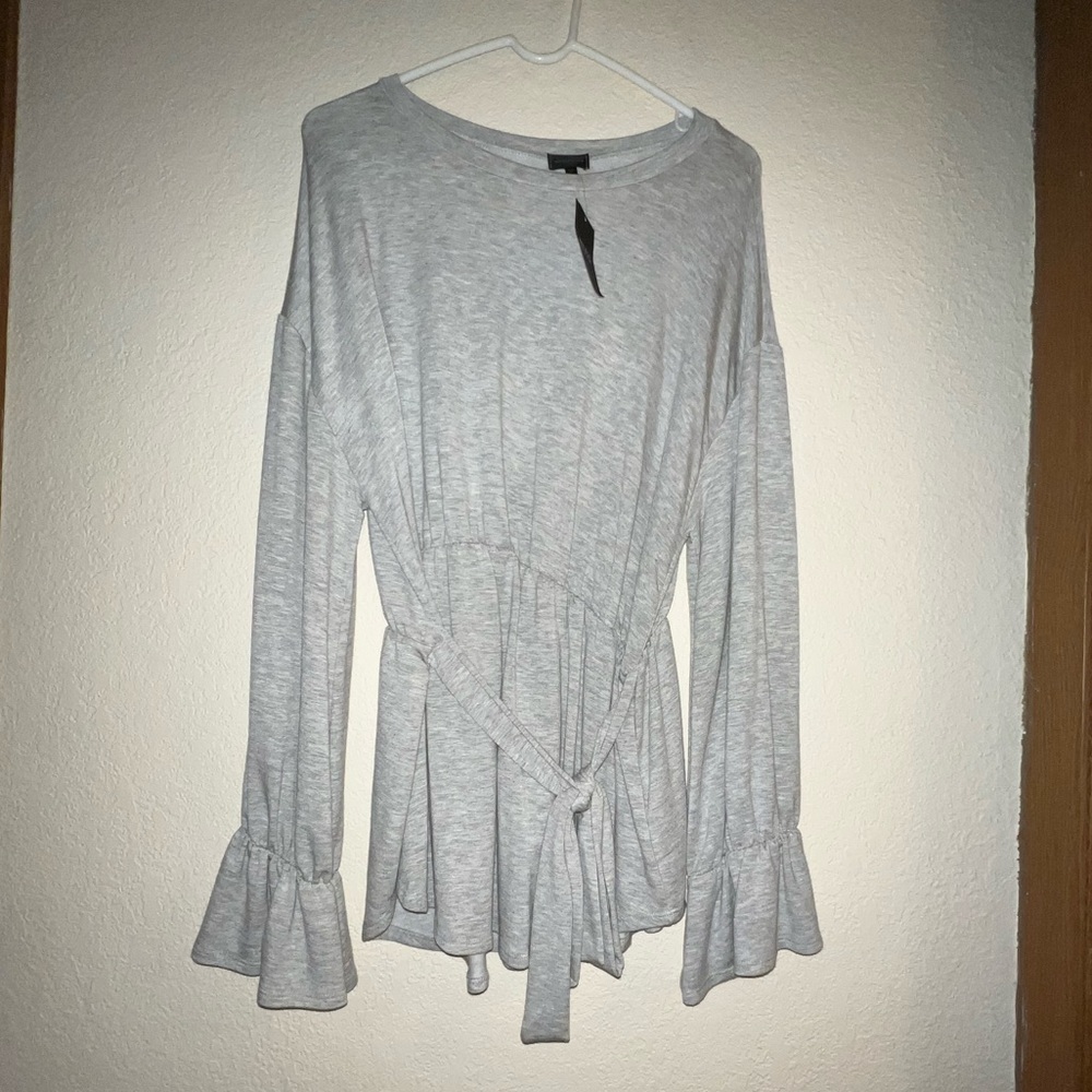 Buckle Black Sweater Top
